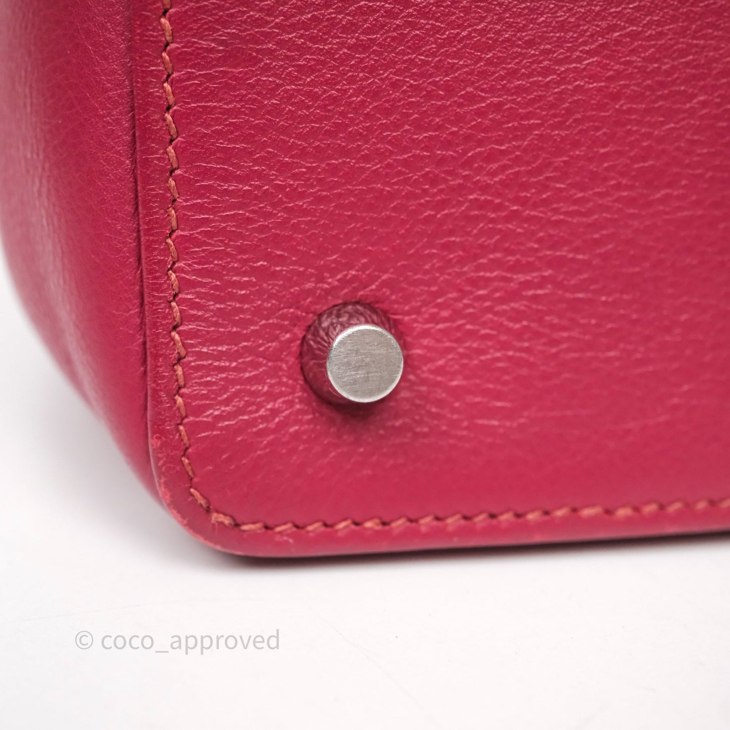 Hermès ToolBox 20 Rubis B5 Swift Palladium Hardware