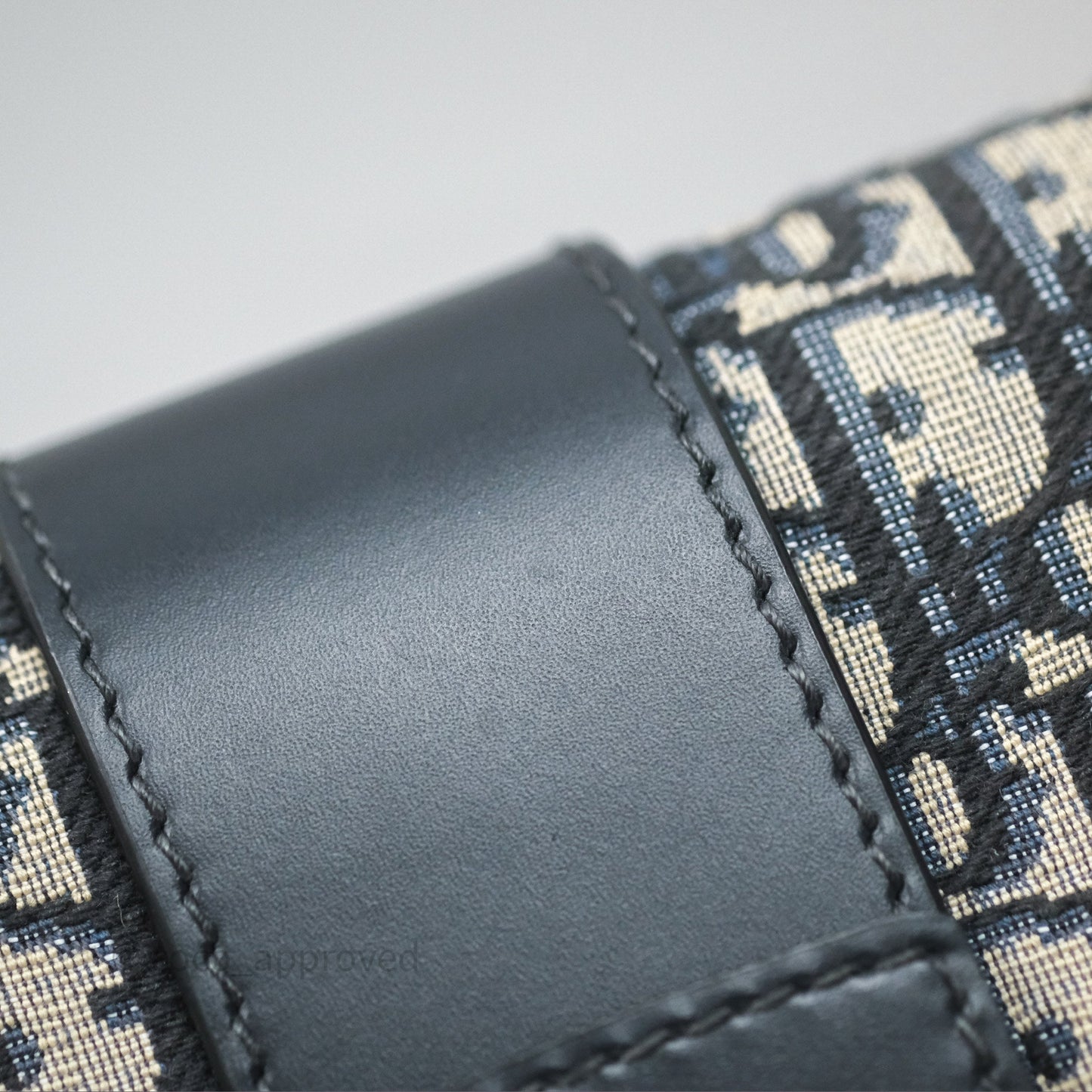Christian Dior 30 Montaigne with Chain Blue Dior Oblique Jacquard