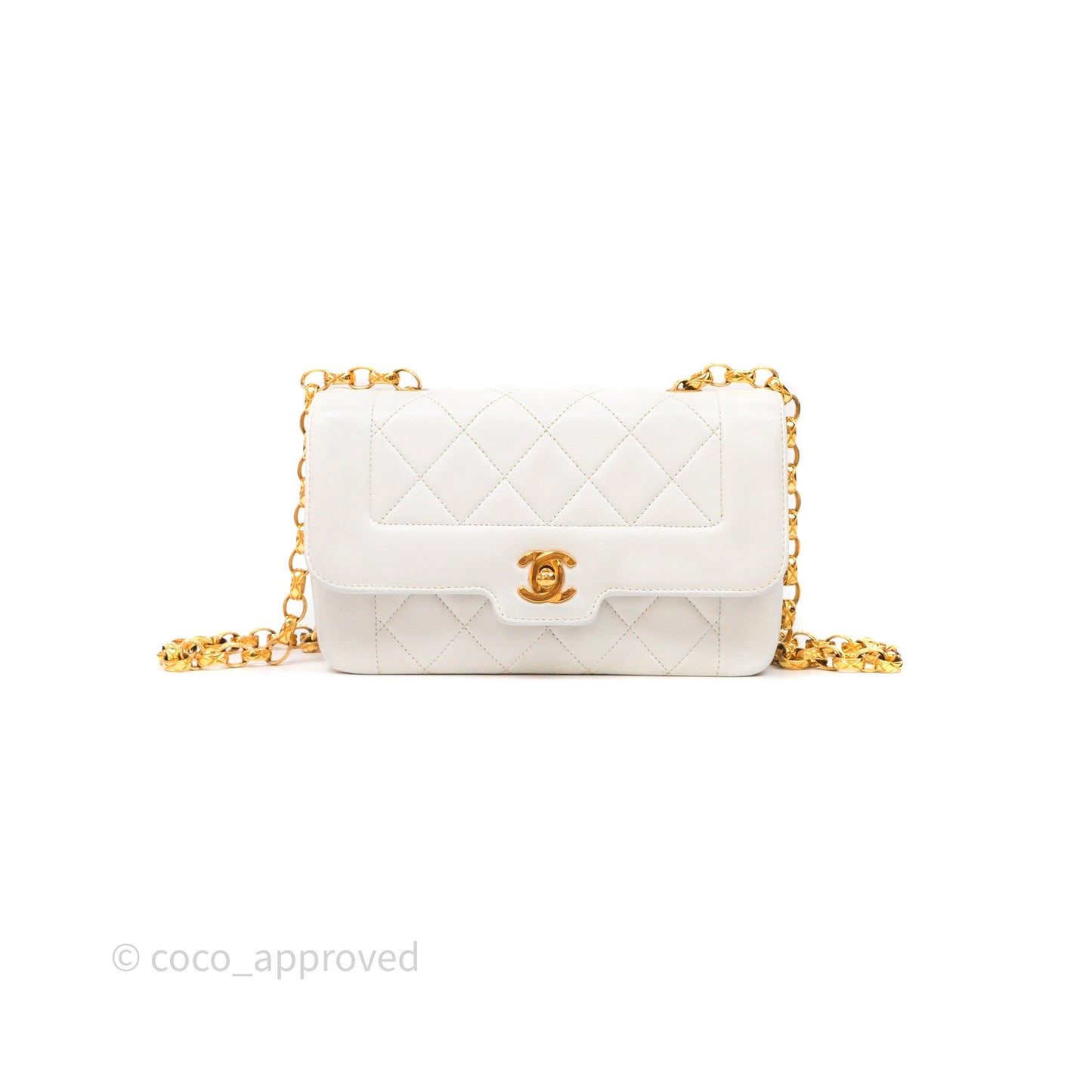 Chanel Vintage Mini Bijoux Chain Flap Bag White Gold Hardware