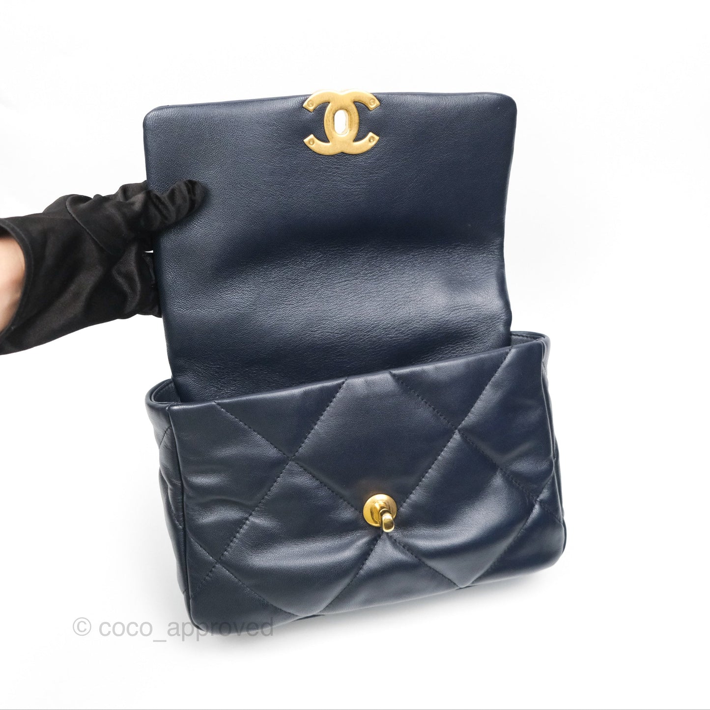 Chanel 19 Small Navy Mixed Hardware