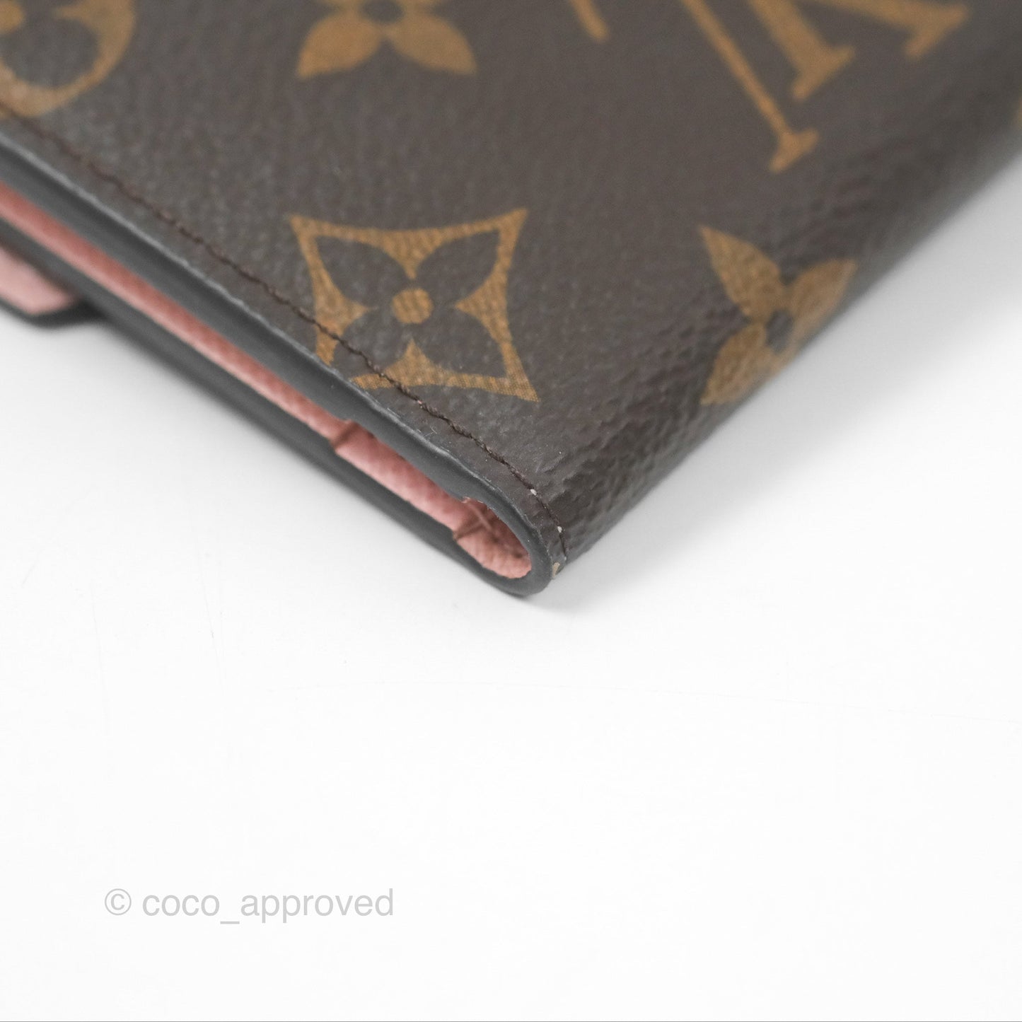 Louis Vuitton Victorine Wallet Monogram Canvas Rose Ballerina