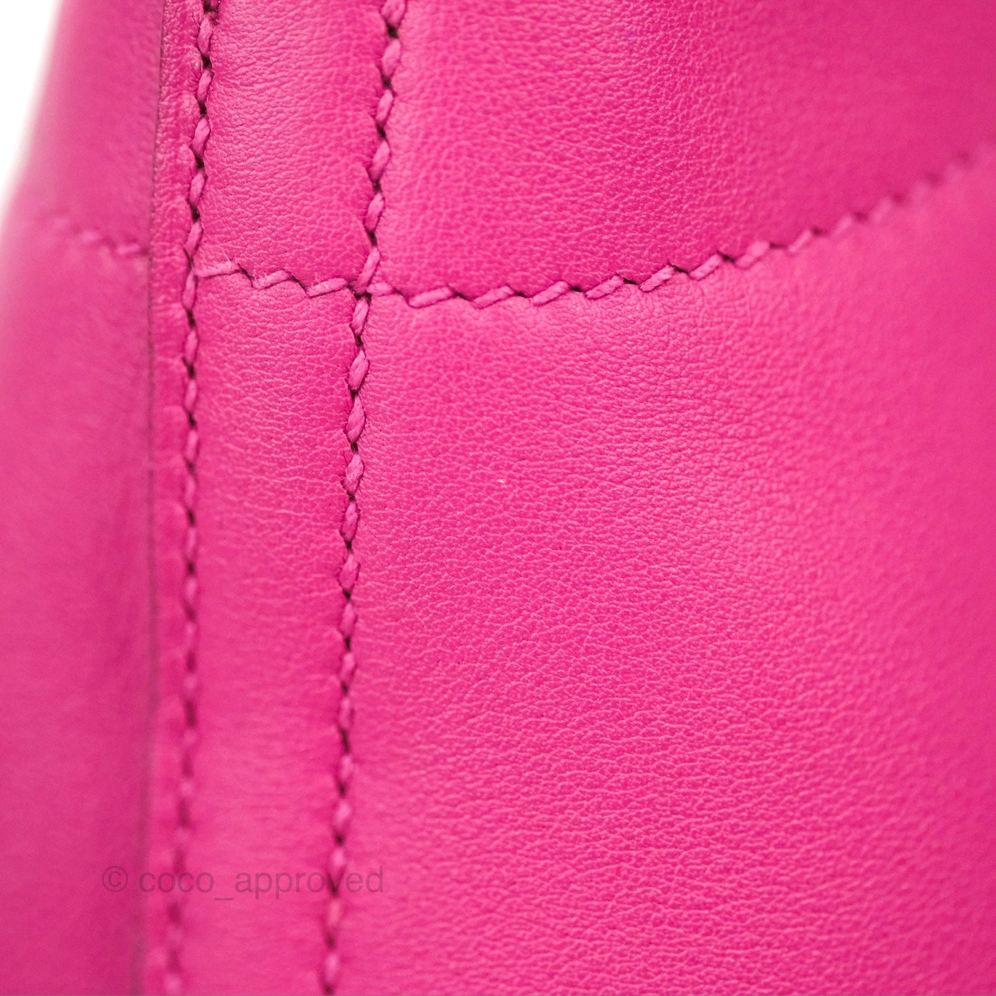 Hermès Bolide 27 Rose Pourpre Swift Palladium Hardware