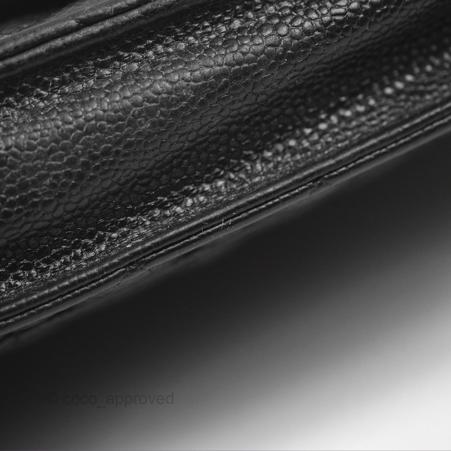 Chanel Quilted Classic WOC Black Caviar Silver Hardware