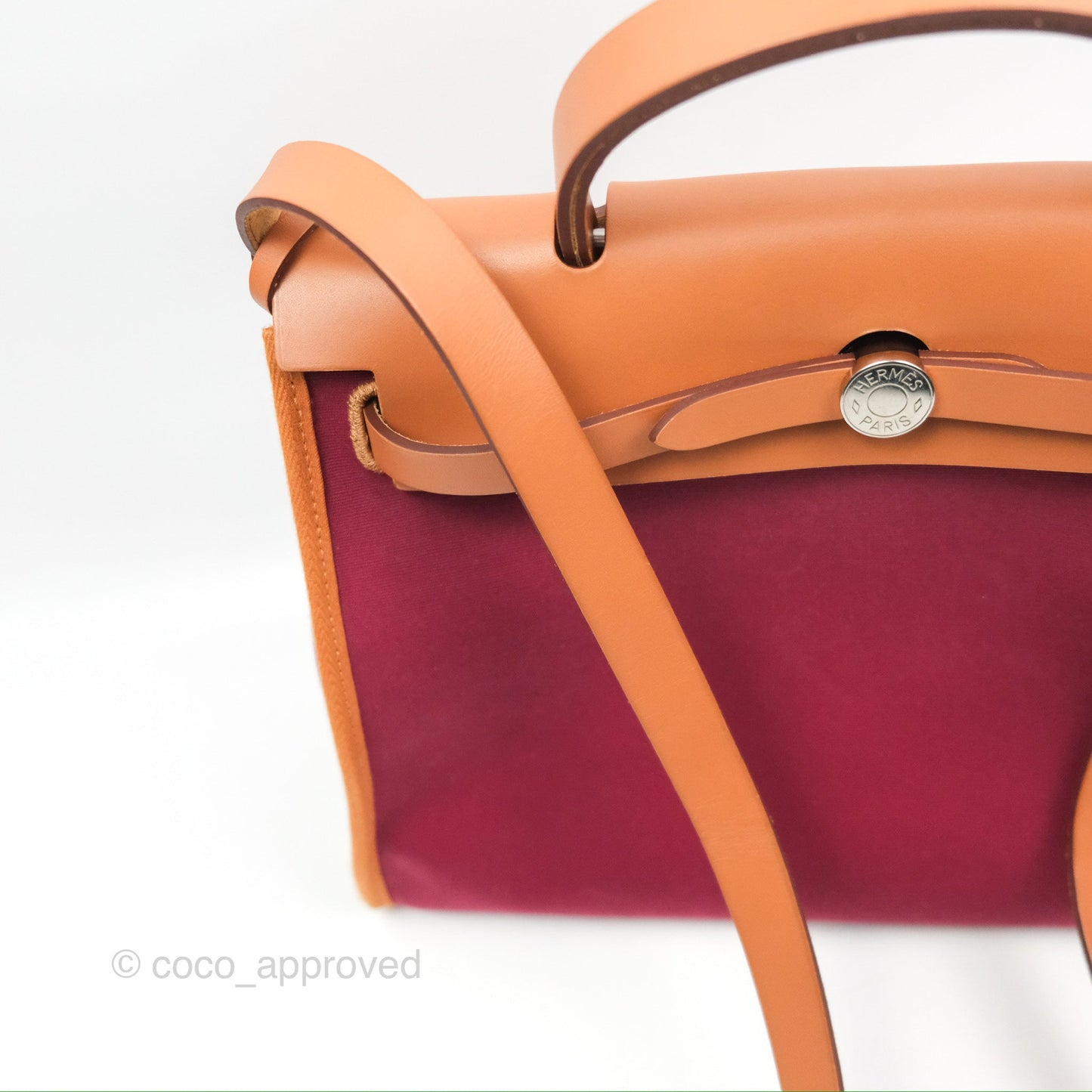 Hermès Herbag Zip 31 Retourne Rose Bubblegum Rubis Nature Canvas Palladium Hardware