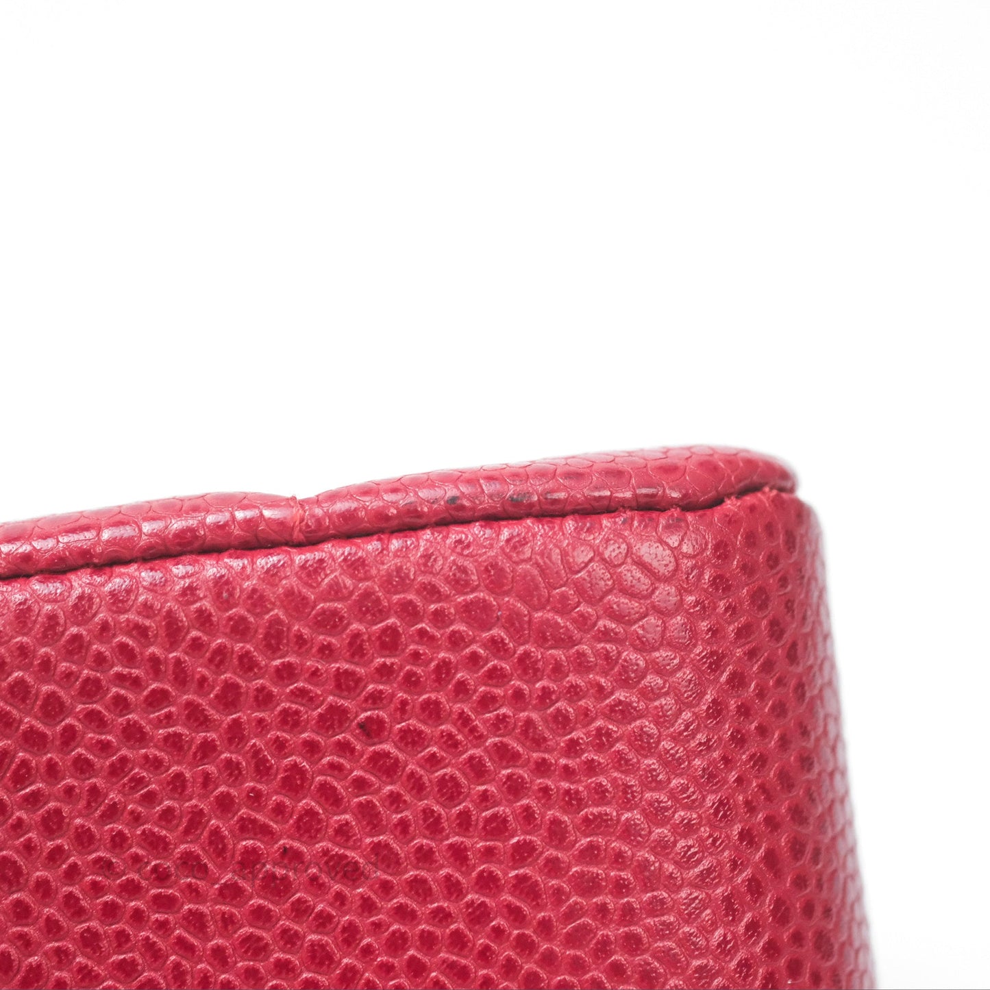 Chanel Medium Vintage Quilted Classic Diana Flap Bag Red Caviar 24K Gold Hardware