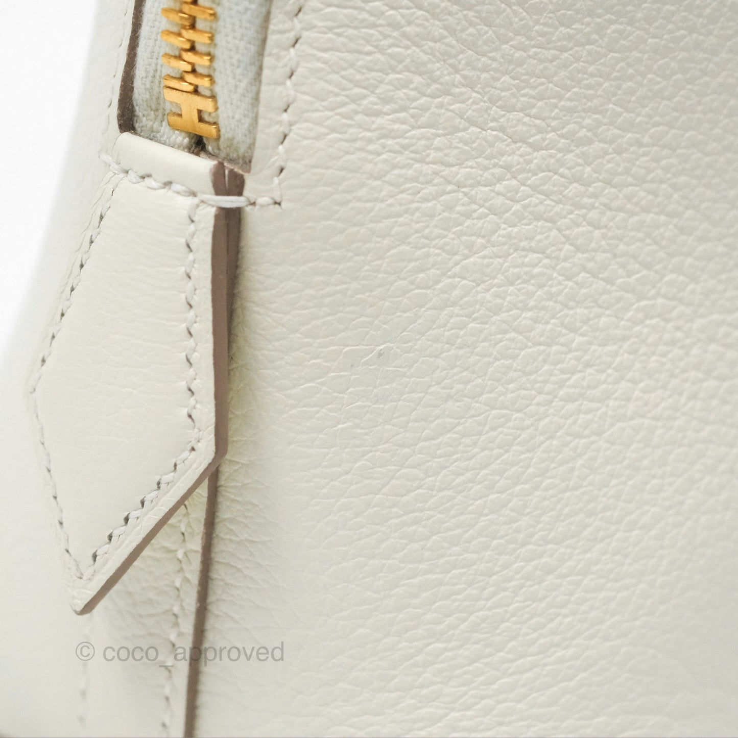 Hermès Bolide 1923 25 Mushroom 0T/Biscuit 48 Evercolor Gold Hardware