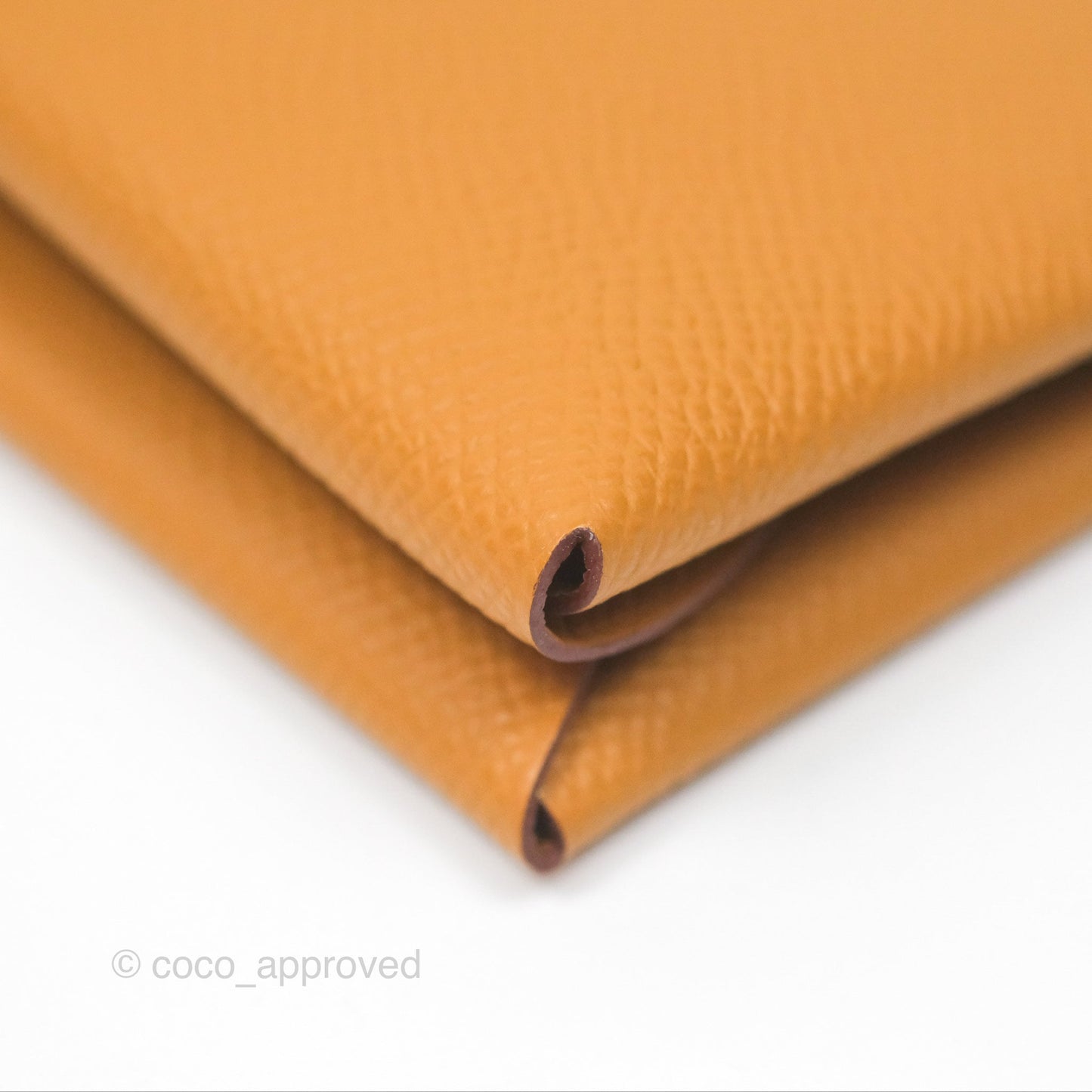 Hermès Calvi Duo Compact Card Holder Sésame Epsom