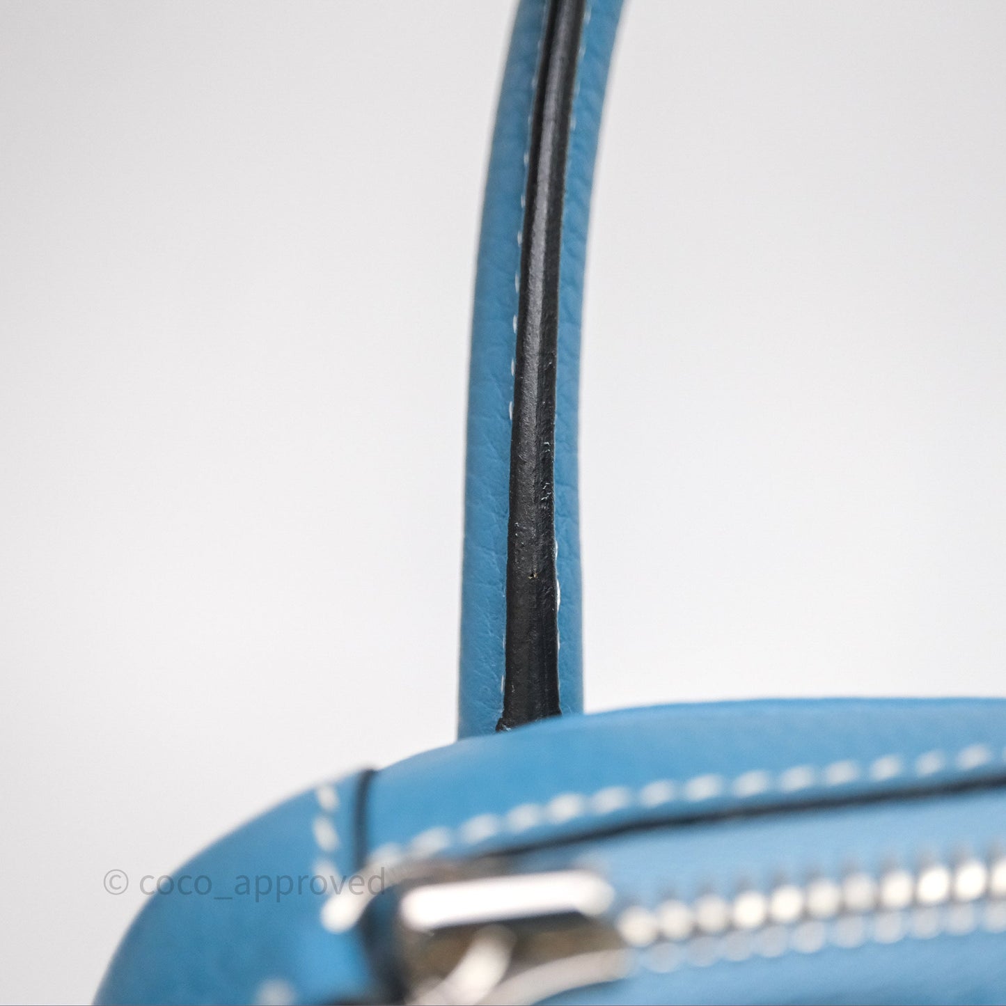 Hermès Lindy 30 Bleu Jean 75 Clemence Palladium Hardware