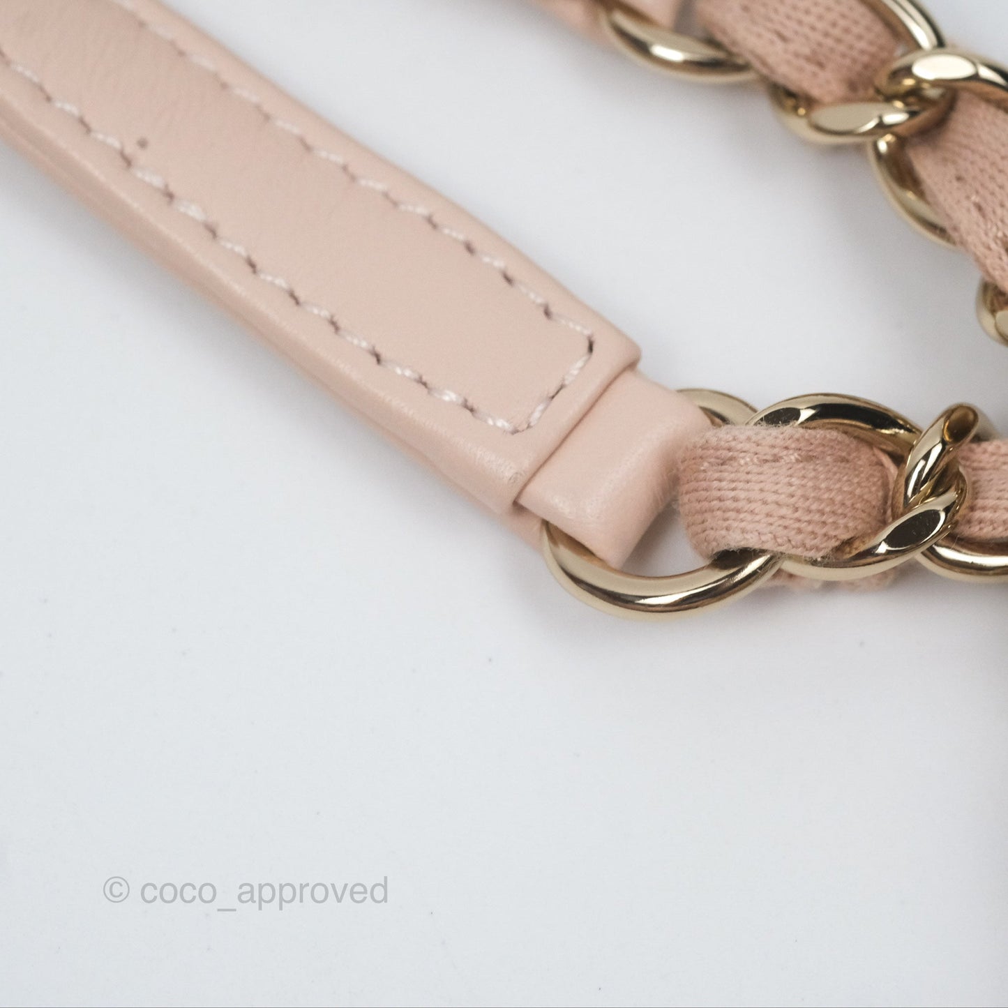 Chanel Medium Deauville Pink Canvas Gold Hardware