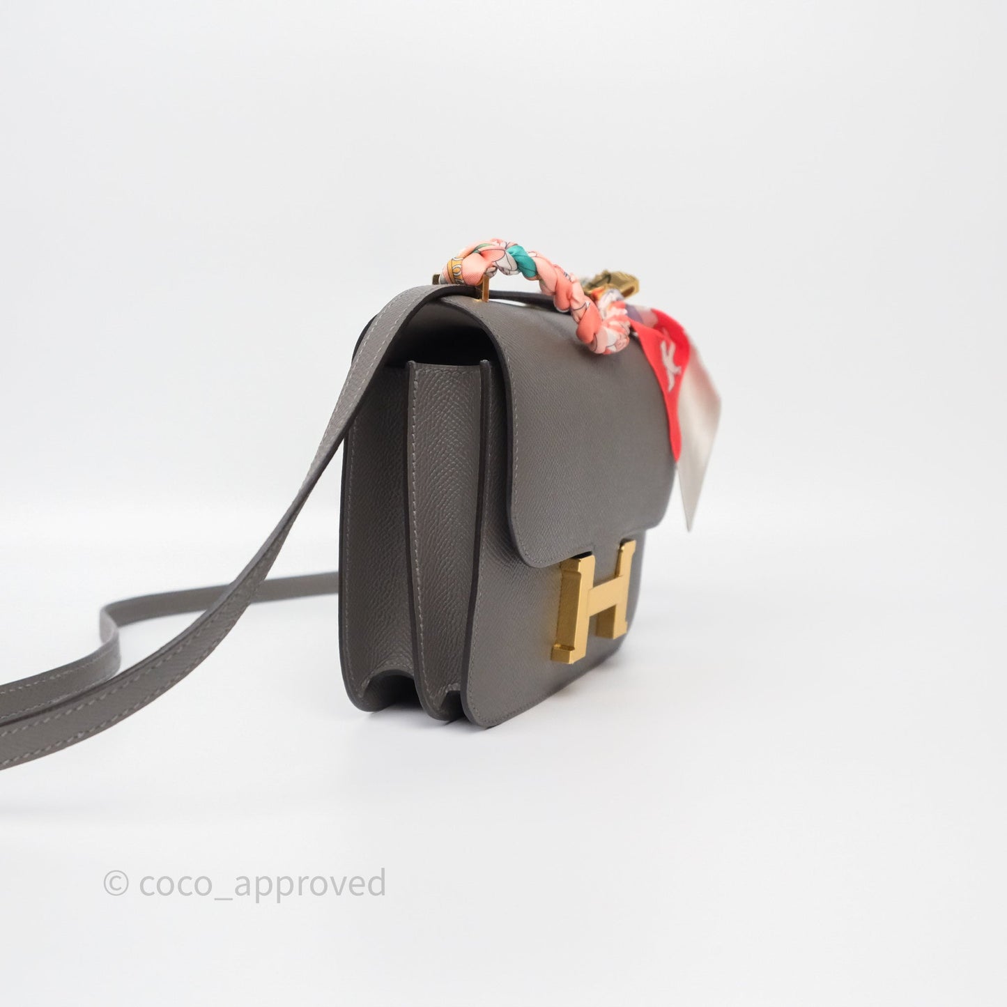 Hermès Constance III Mini Veau Epsom 0L Gris Meyer Gold Hardware