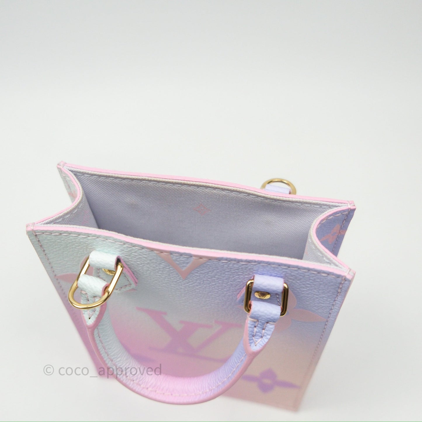 Louis Vuitton Petit Sac Plat Bag Sunrise Pastel