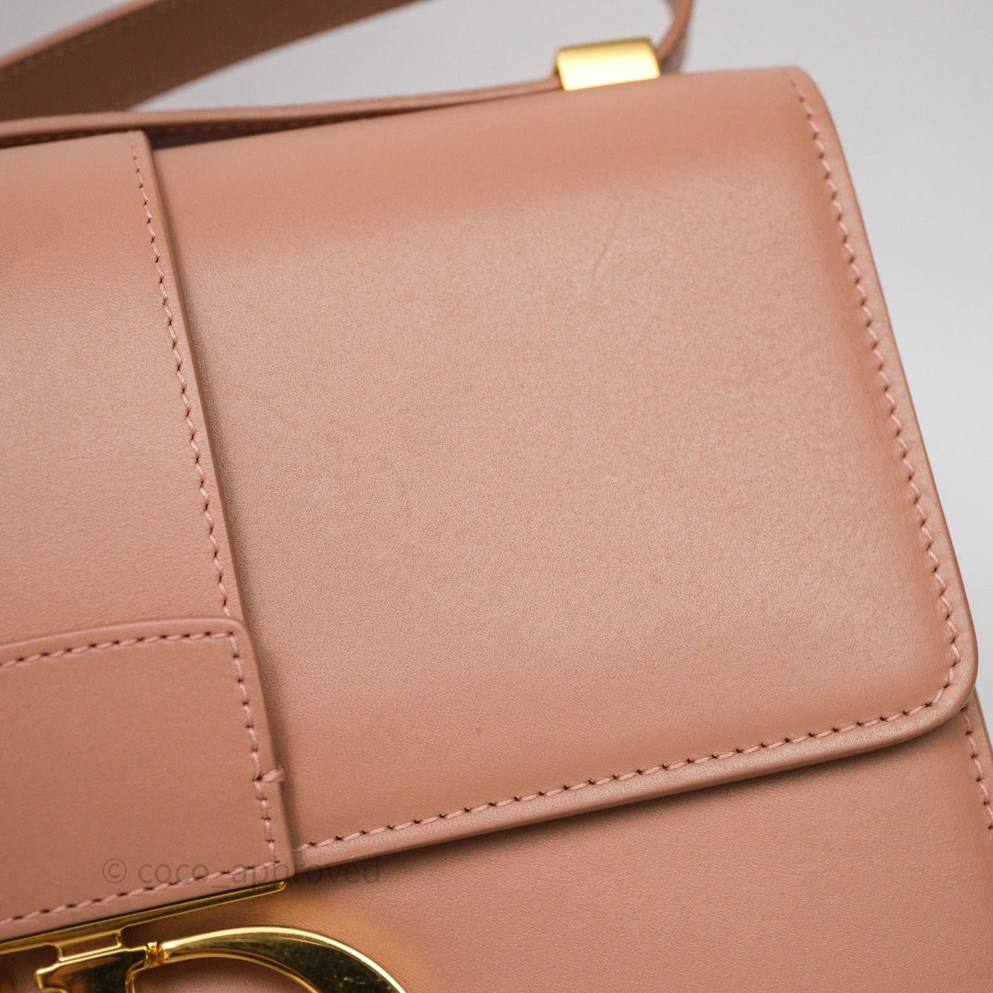 Christian Dior Small 30 Montaigne Bag Pink Calfskin Gold Hardware