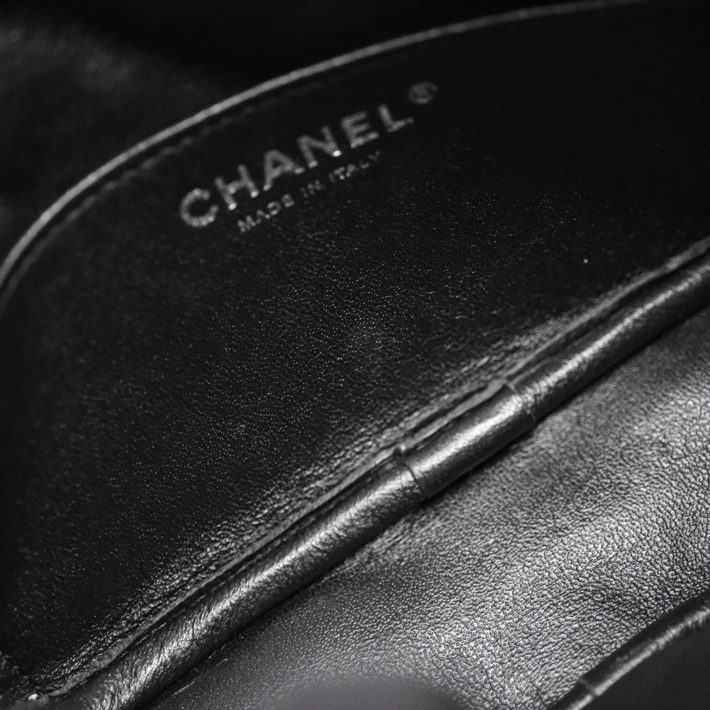 Chanel Camera Case Bag Lambskin Silver Hardware