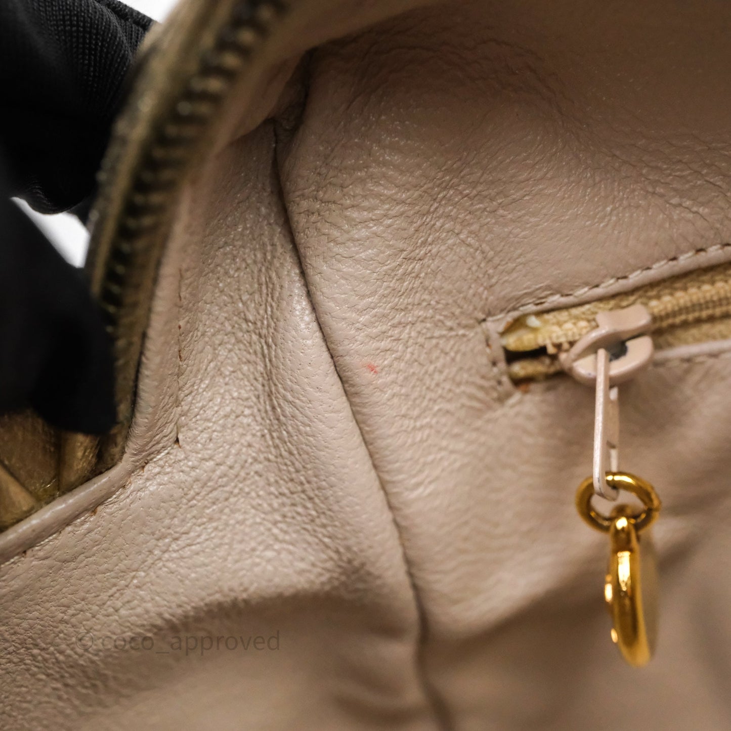 Chanel Vintage Camera Bag Gold Lambskin Gold Hardware