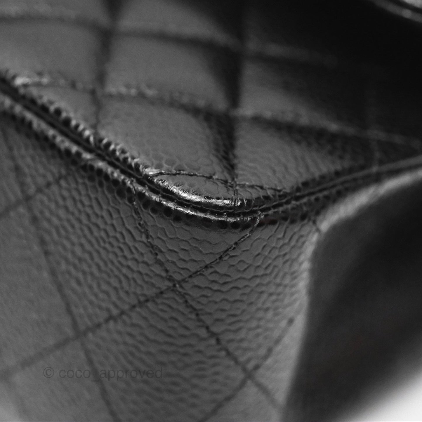 Chanel Small Classic Flap Quilted Black Caviar Gold Hardware