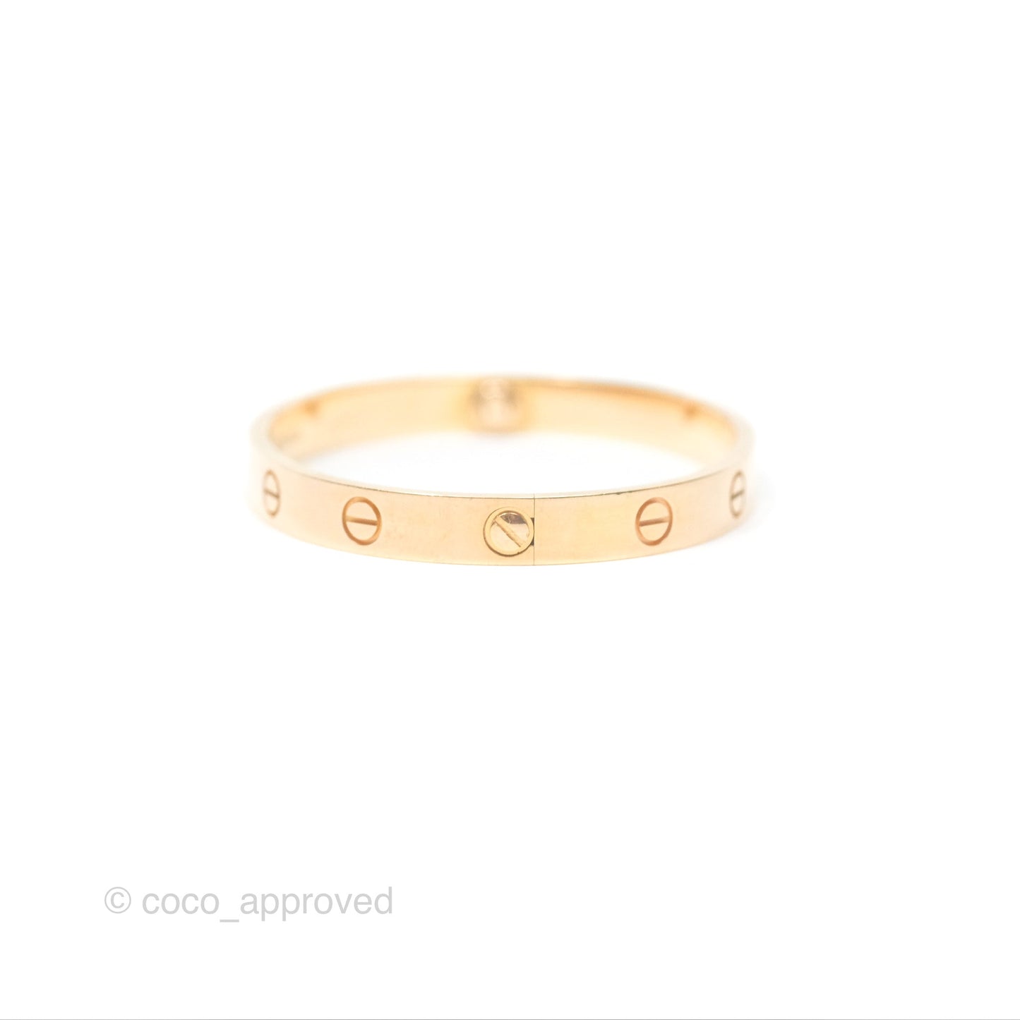 Cartier Love Bracelet Rose Gold Size 16