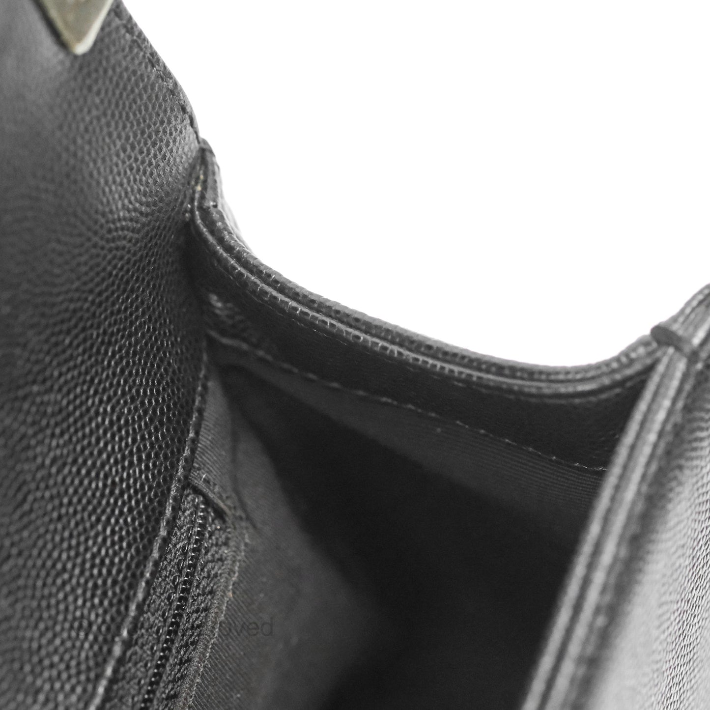 Chanel Quilted New Medium Boy Black Caviar Ruthenium Hardware