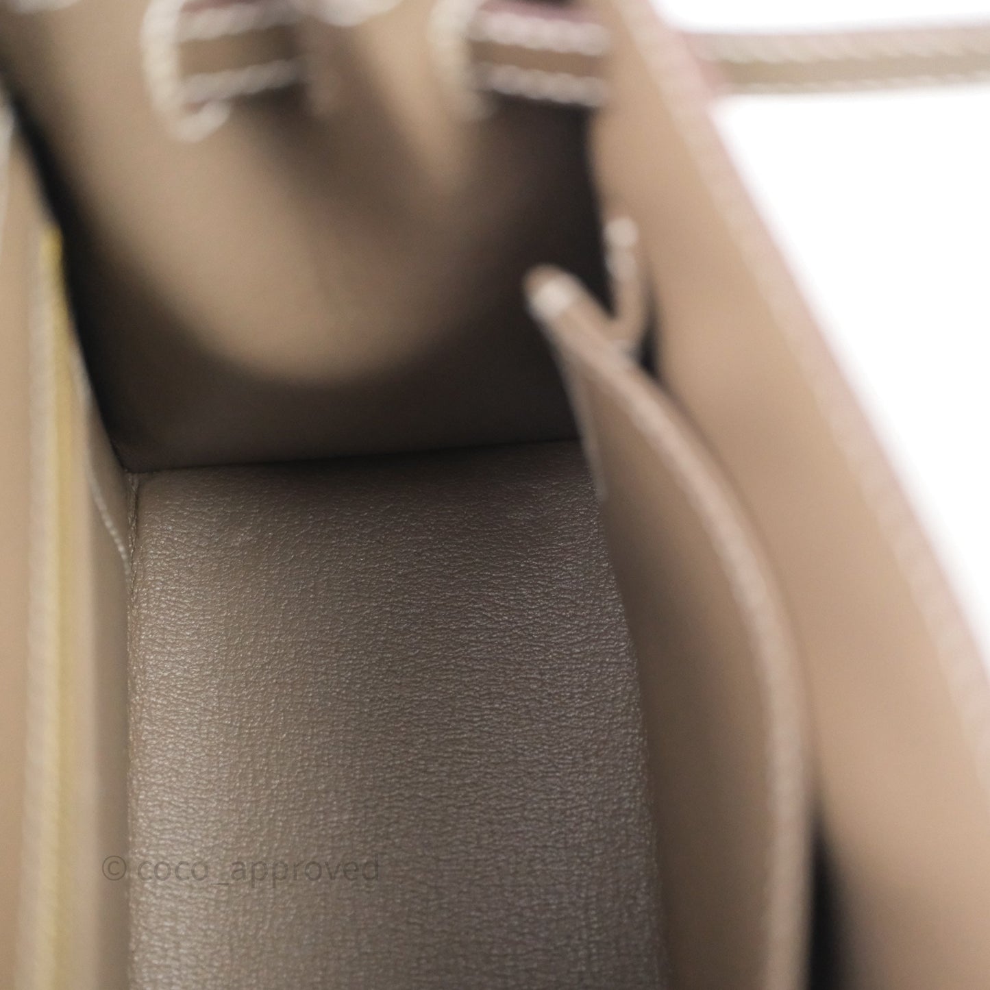 Hermes Kelly 25 Etoupe 18 Epsom Gold Hardware
