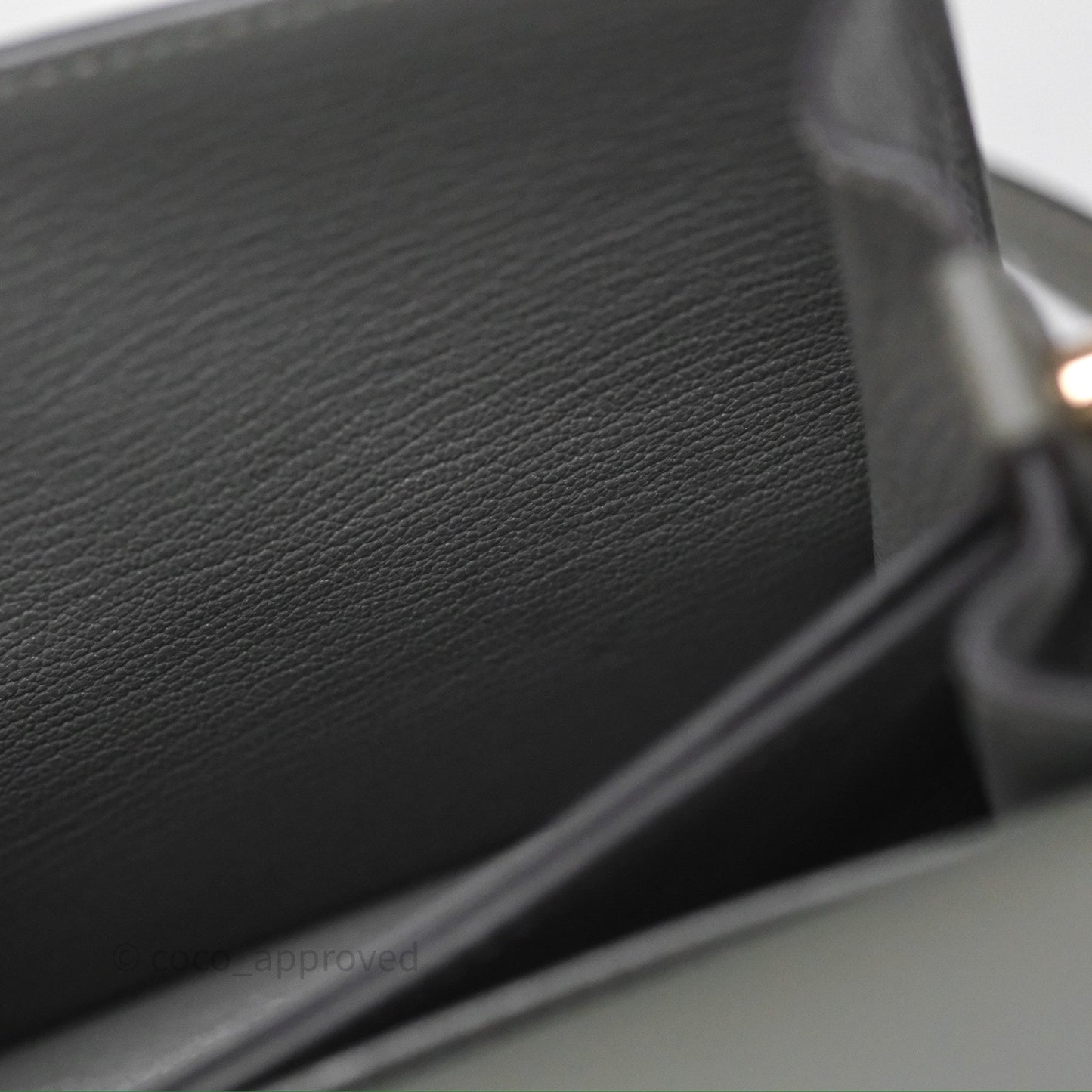 Hermès Roulis Mini 18 Gris Meyer 0L Evercolor Permabrass Hardware