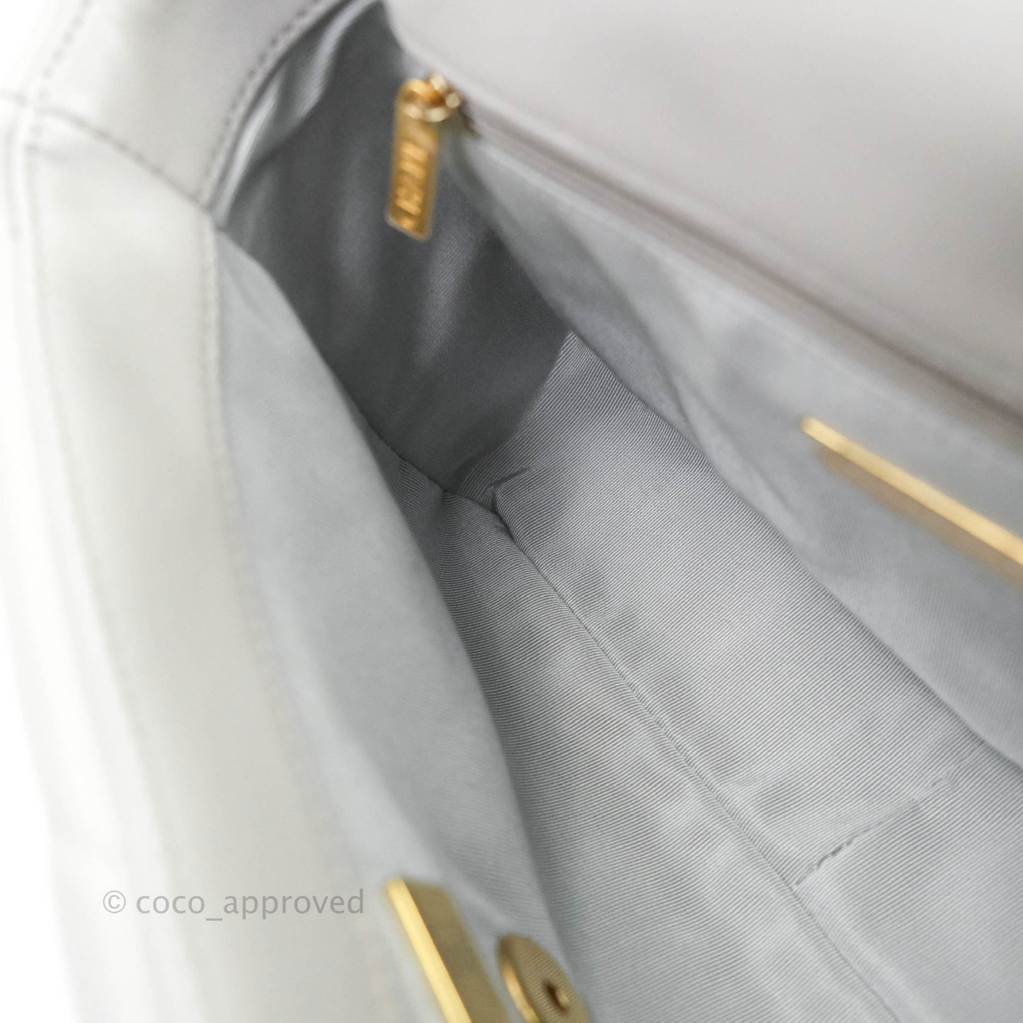 Chanel 19 Small Grey Mixed Hardware 21A