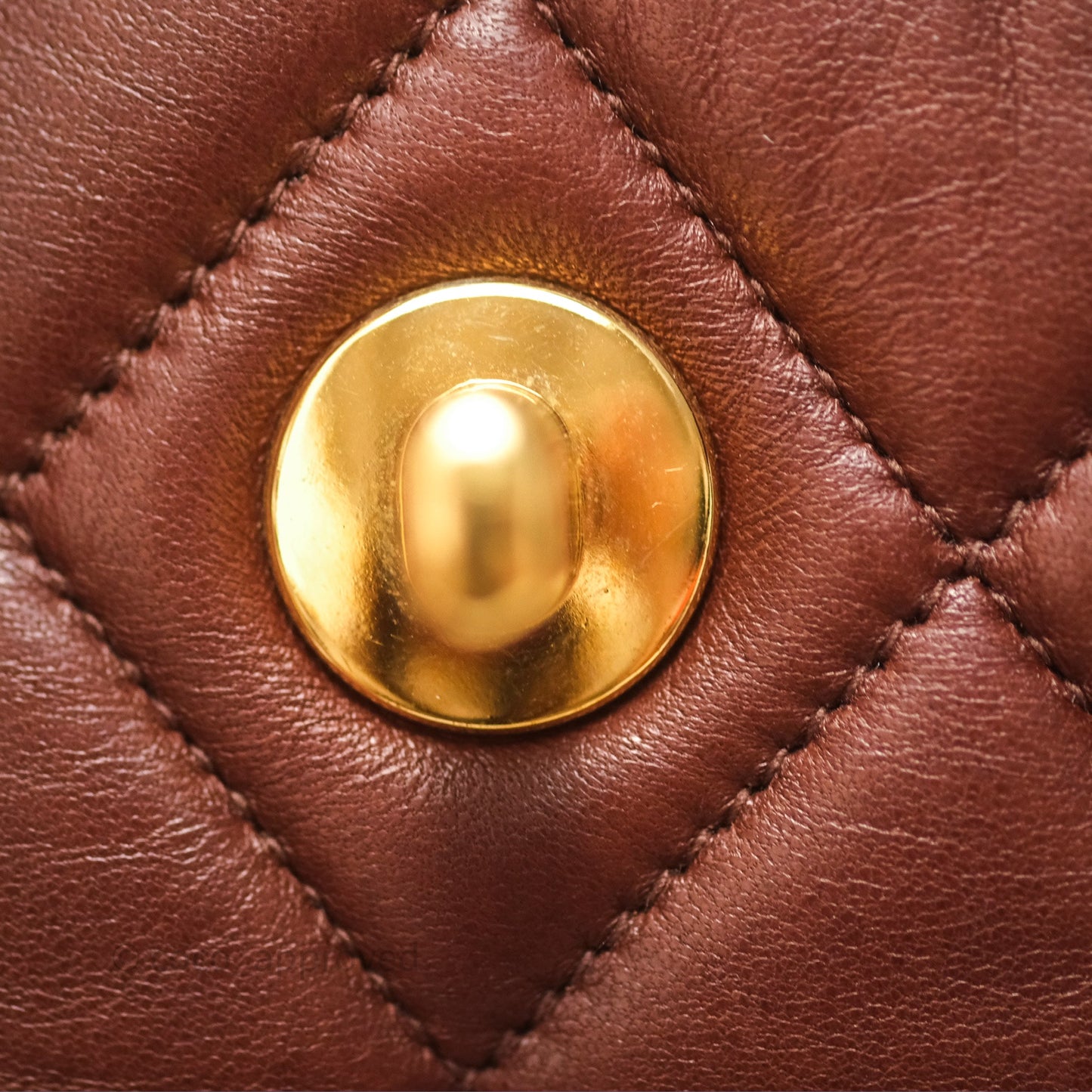 Chanel Vintage CC Duma Backpack Brown Lambskin 24K Gold Hardware