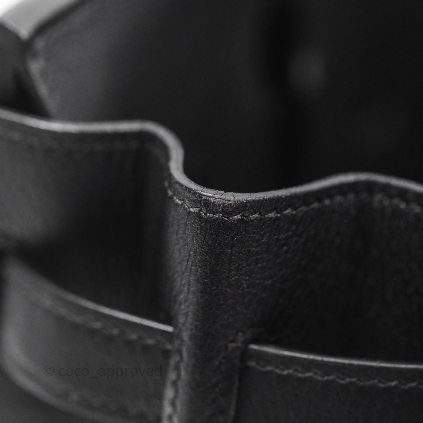 Hermès Birkin 30 Noir 89 Evergrain Palladium Hardware