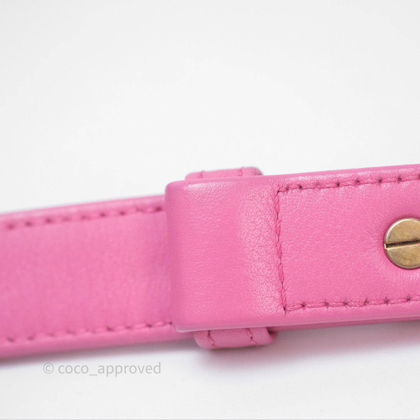 Chanel Small Boy Pink Calfskin Aged Gold Hardware