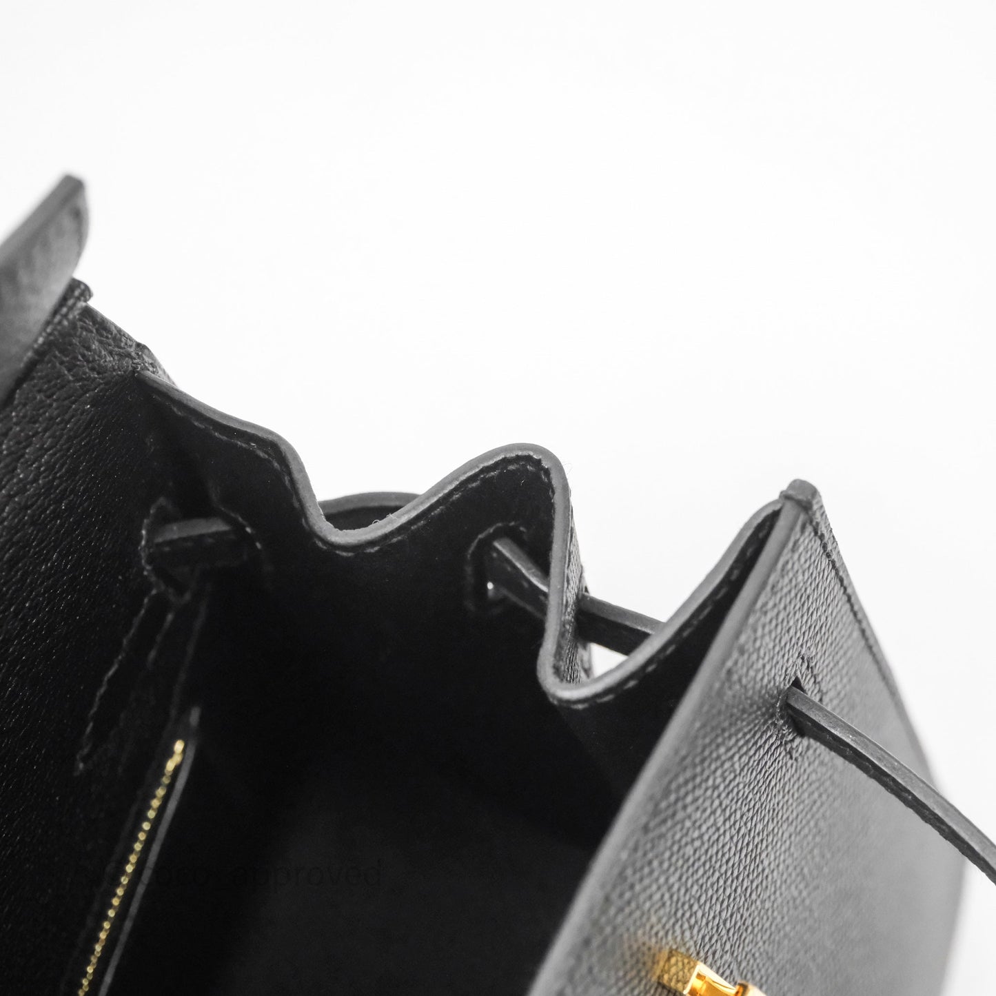 Hermès Birkin Sellier 25 Noir 89 Epsom Gold Hardware