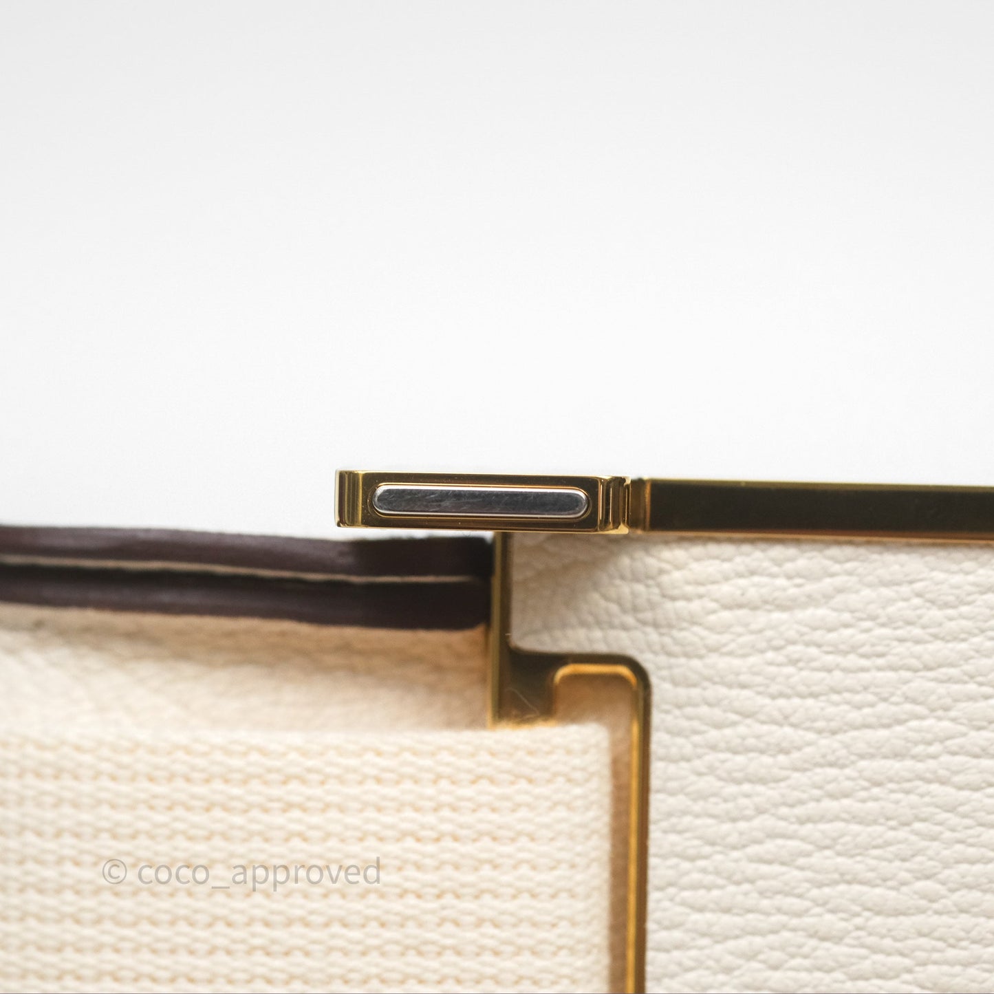 Hermès Geta Bag Nata I2 Chevre Mysore Gold Hardware