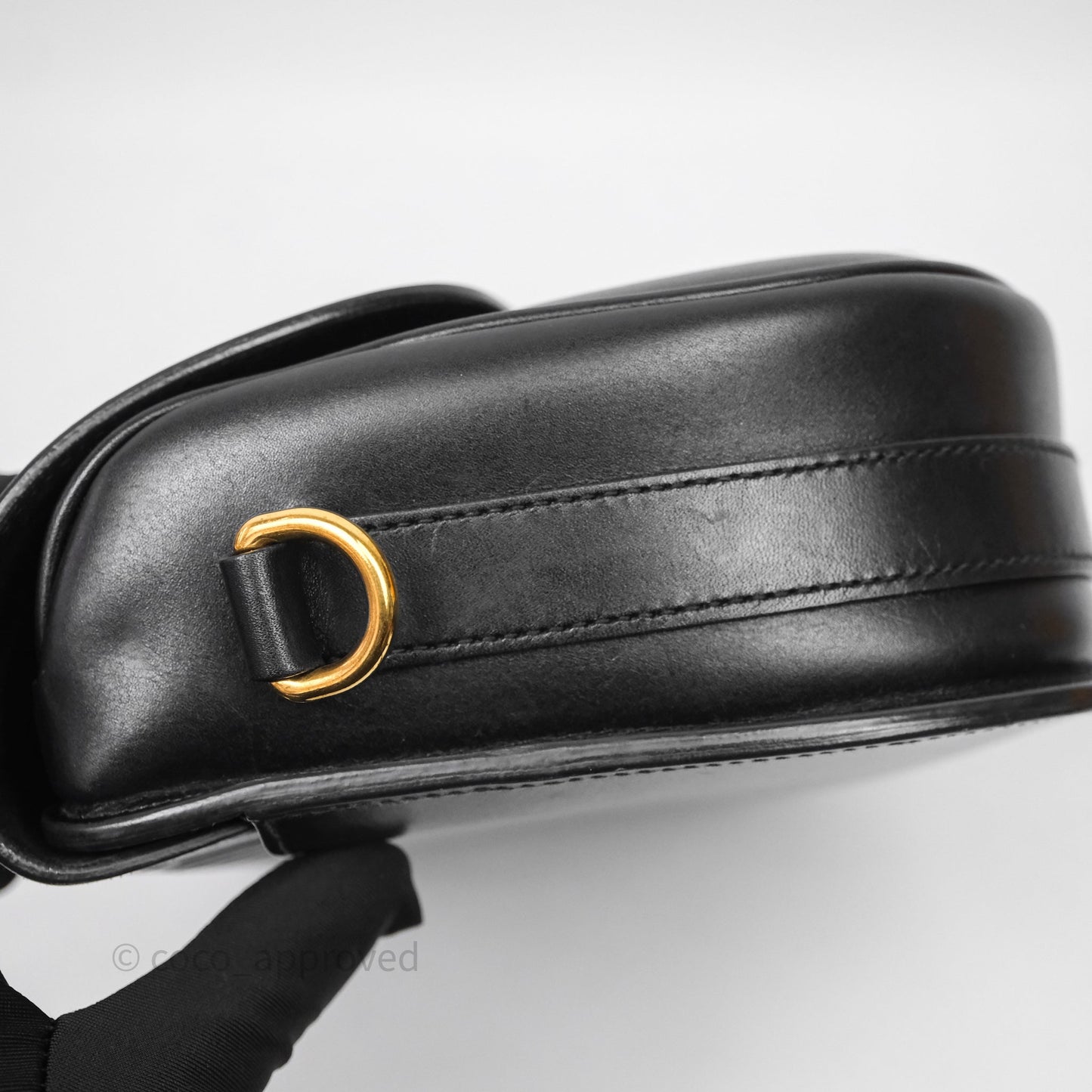 Christian Dior Medium Bobby Flap Black Box Calfskin