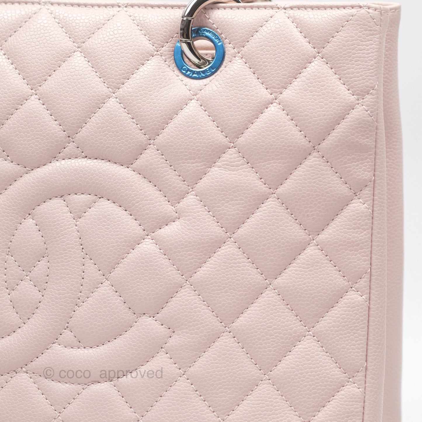 Chanel GST Pink Caviar Silver Hardware