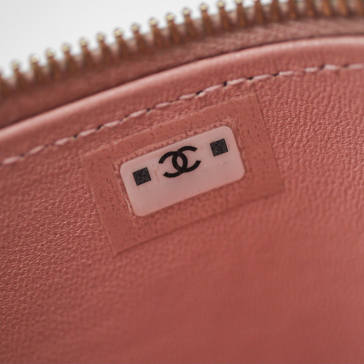 Chanel Quilted Vanity Rectangular with Camellia Adjustable Chain Pink Lambskin 23S