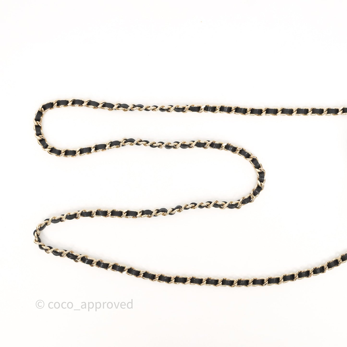 Chanel Top Handle Long Vanity with Chain Black Caviar Gold Hardware