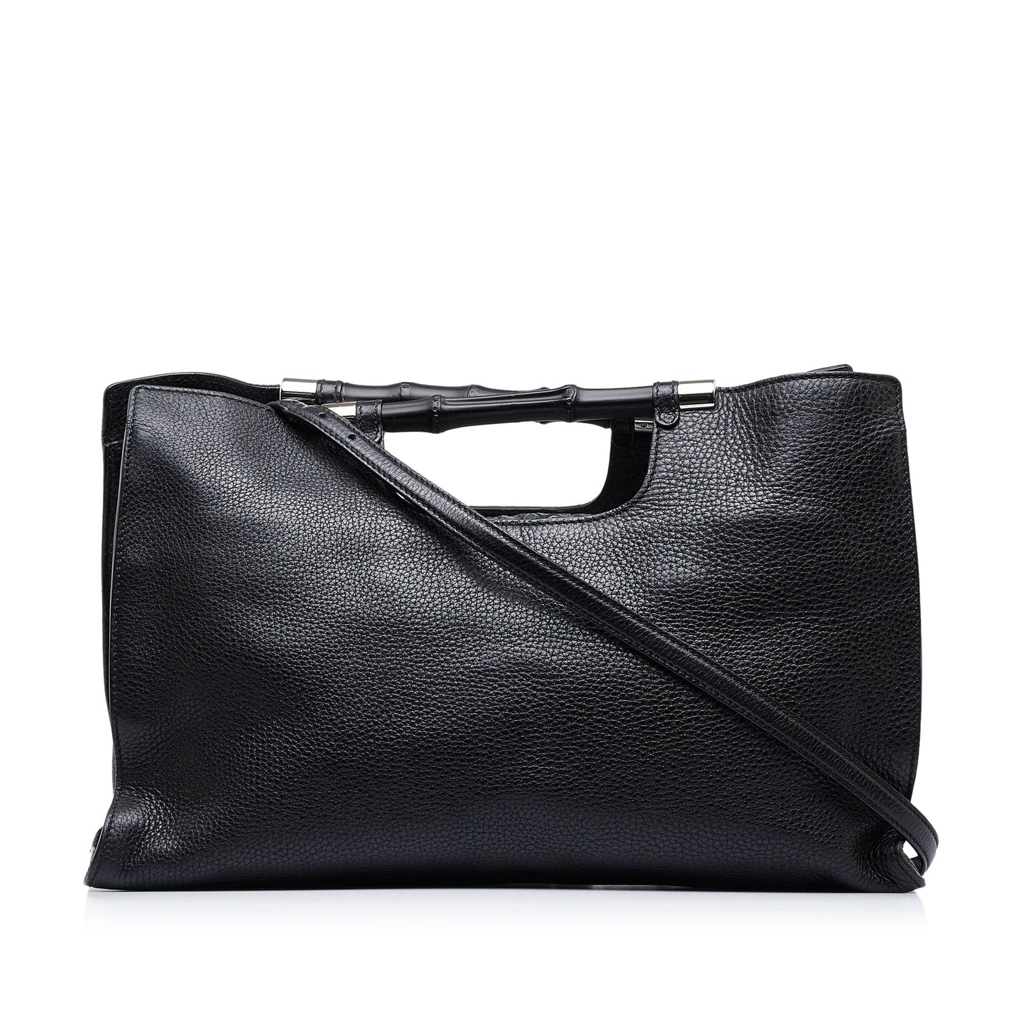 Luxury Gucci Medium Bamboo Daily Shopper Satchel