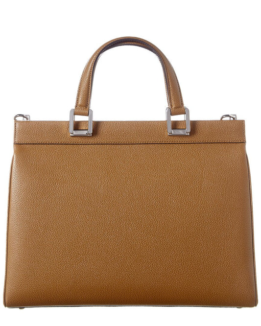 Luxury Gucci Trending 2025 Zumi Medium Leather Top Handle Tote