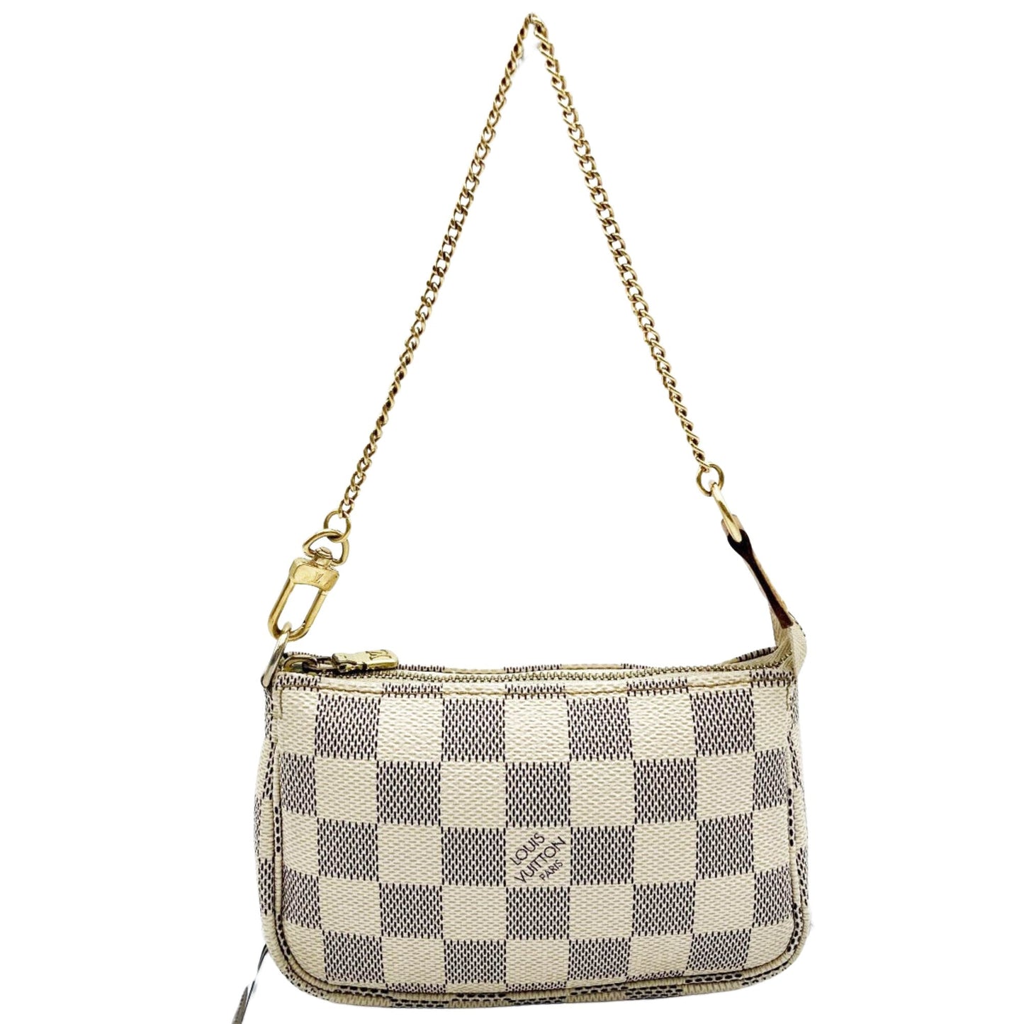 Louis Vuitton Mini Pochette Accessoires  Canvas Clutch Bag ()