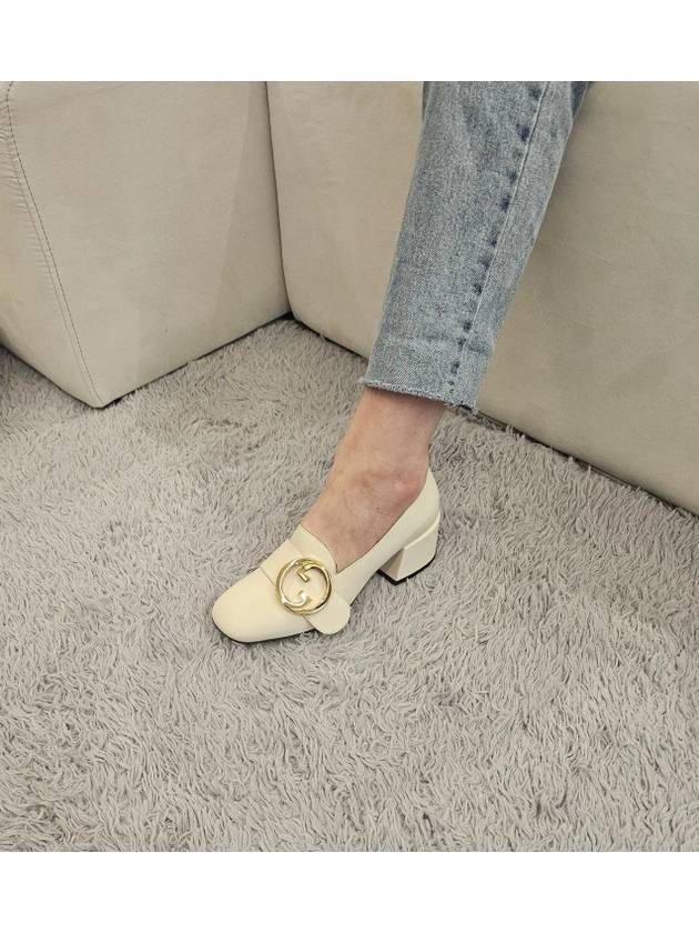 Luxury Gucci Trending 2025 Women's Blondie Interlocking G Pumps White