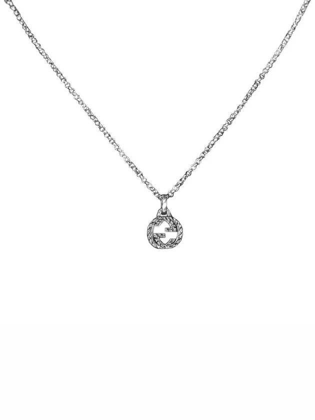 Luxury Gucci Trending 2025 Interlocking G Pendant Necklace Silver