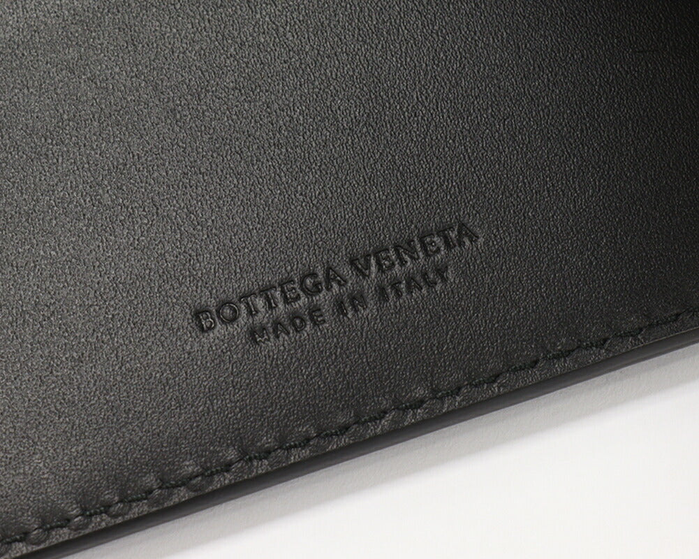 Luxury Bottega Veneta Intrecciato Calf Wallet Black
