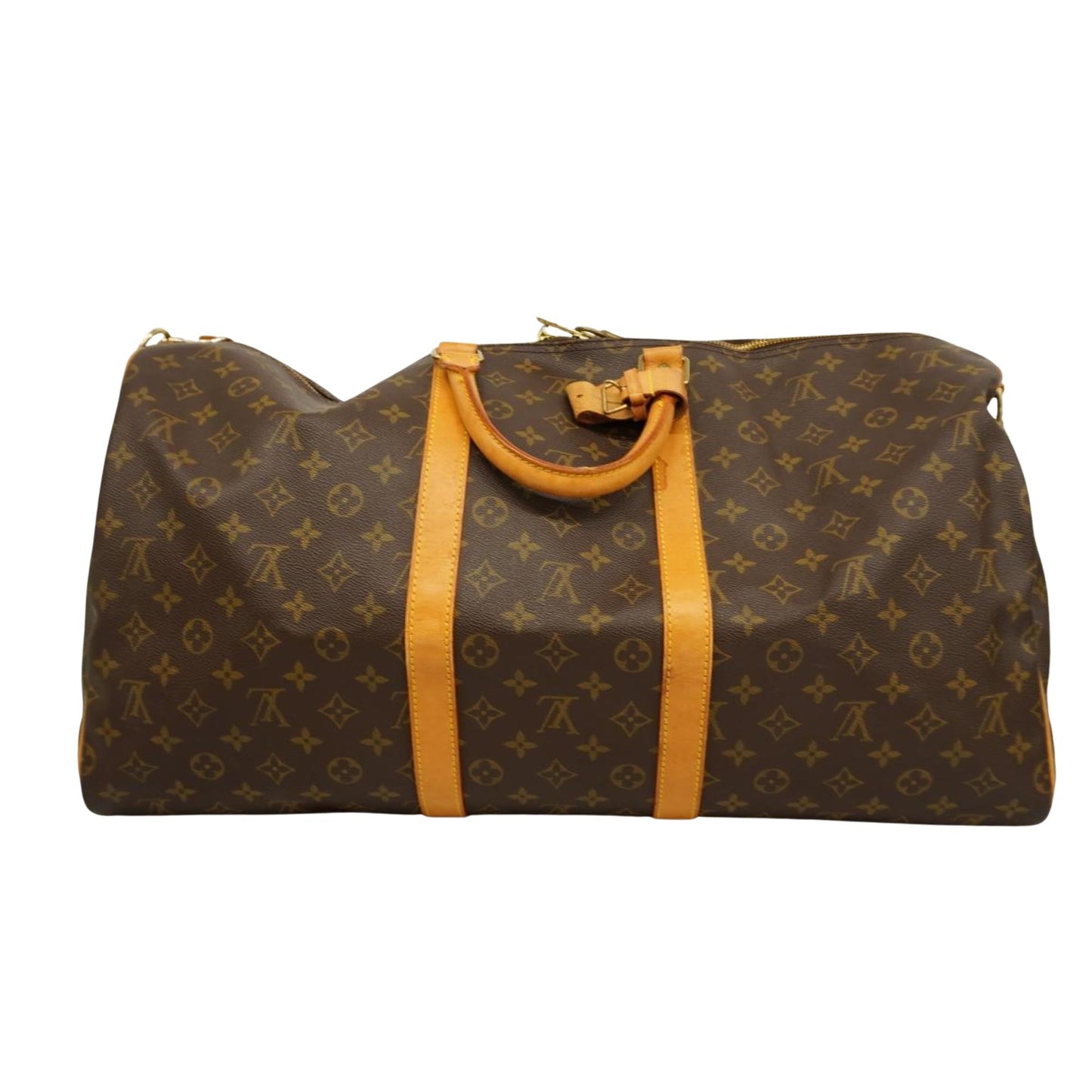 Louis Vuitton Keepall Bandouliere 55  Canvas Travel Bag ()