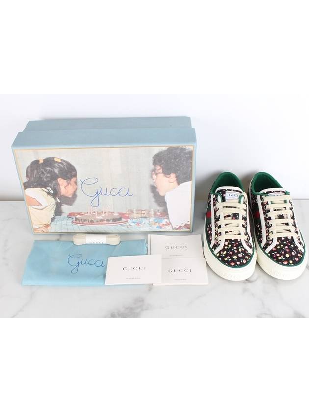 Luxury Gucci Trending 2025 1997 Tennis Liberty Sneakers 35 5 225