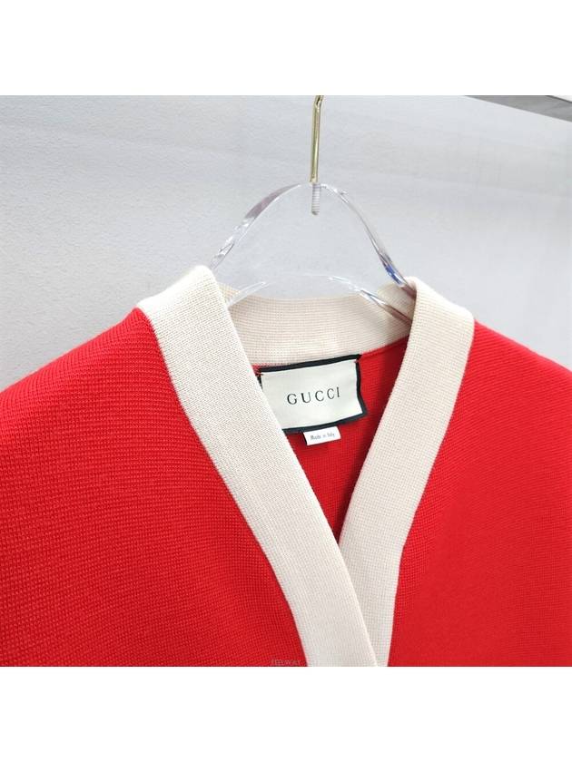 Luxury Gucci Trending 2025 Lux You S Embroidered logo V neck cardigan