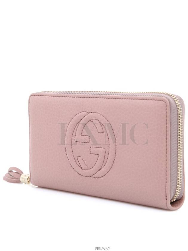 Luxury Gucci Trending 2025 Soho GG logo zipper long wallet 308004