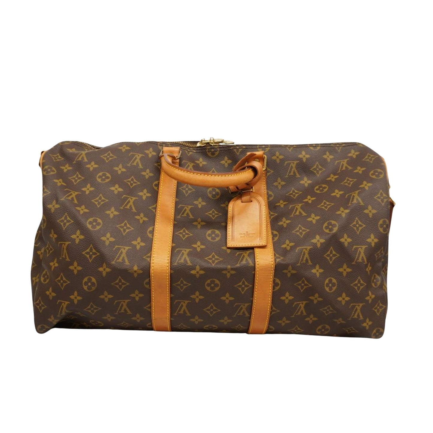 Louis Vuitton Keepall Bandouliere 50  Canvas Travel Bag ()