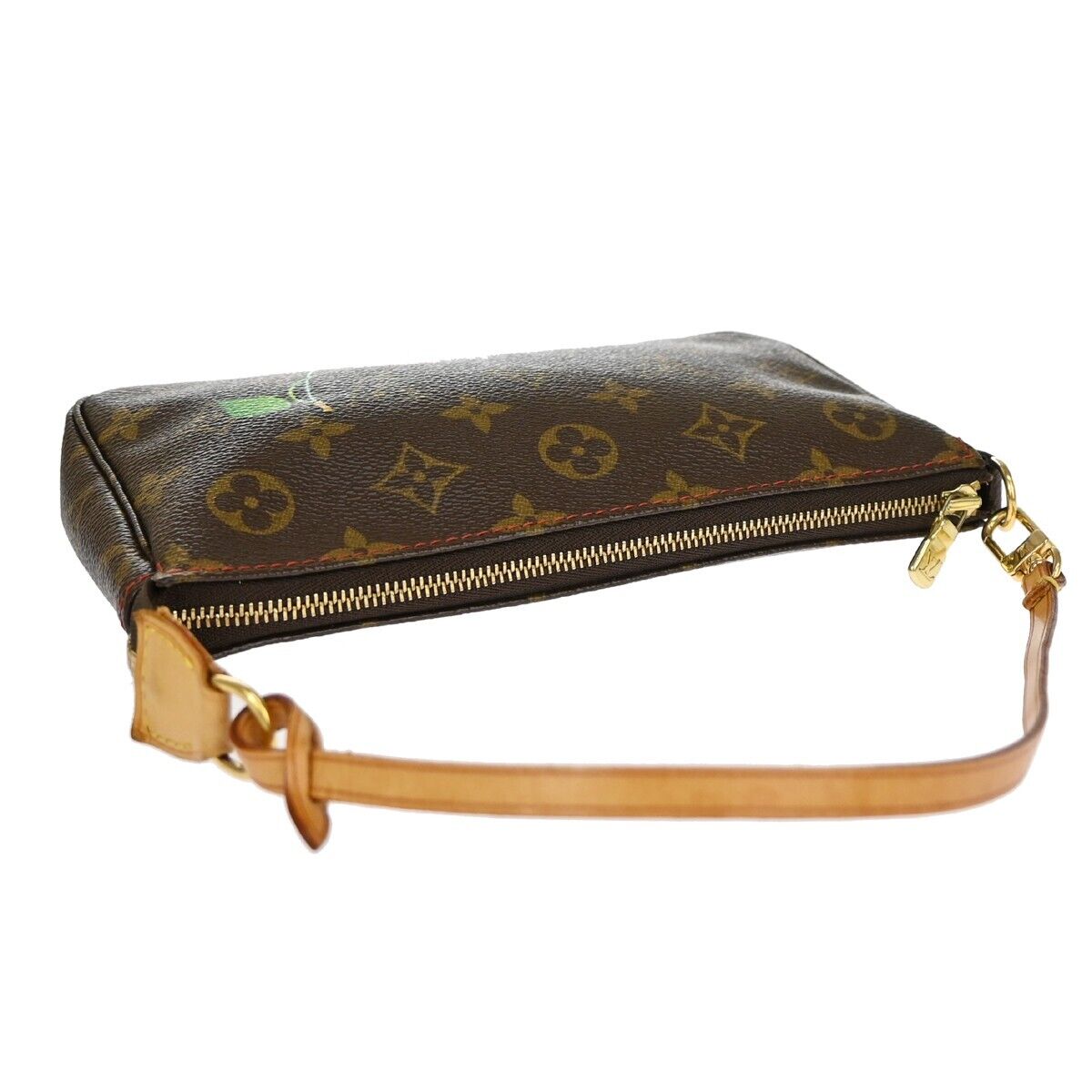 Louis Vuitton Pochette Accessoires  Canvas Clutch Bag ()