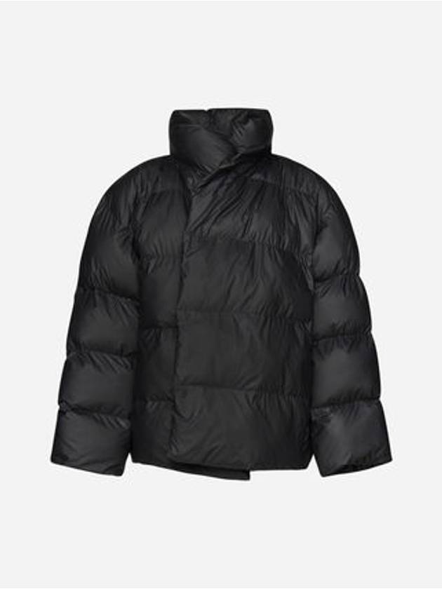 Luxury Balenciaga Back Logo Wrap Padding Black