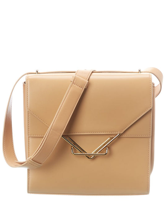 Luxury Bottega Veneta The Clip Leather Shoulder Bag