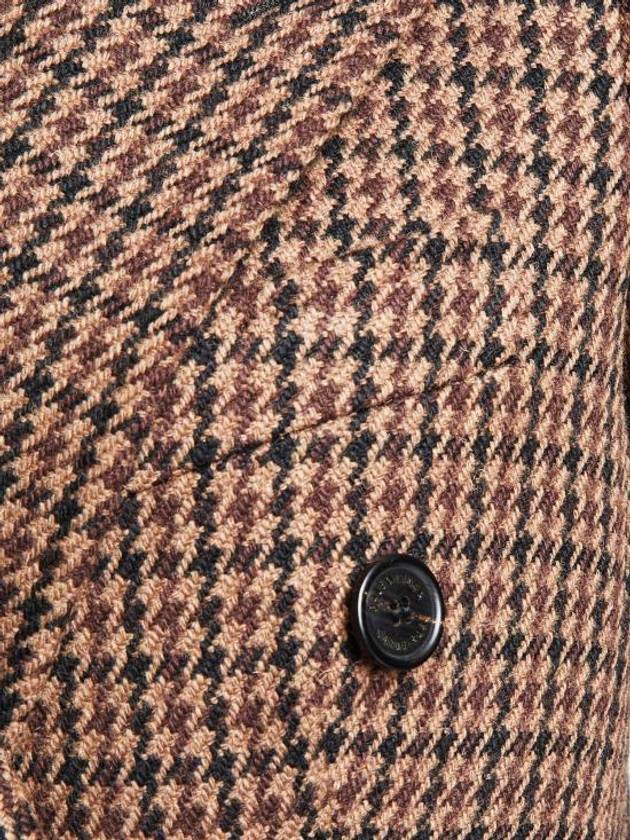 Luxury Balenciaga Wool Double Coat Brown