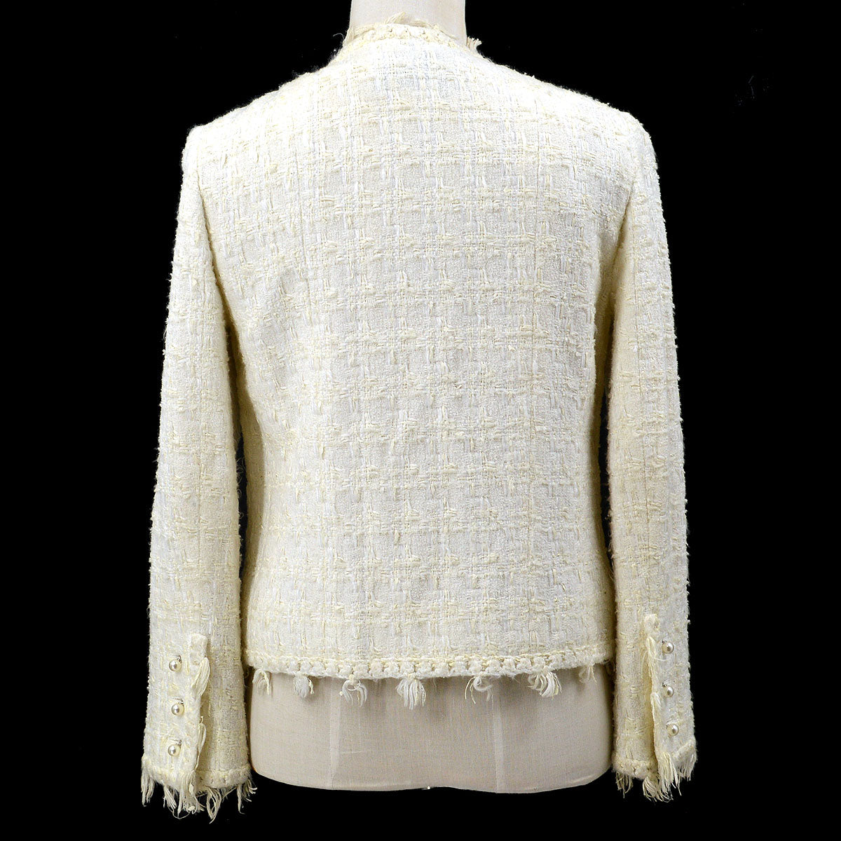 Luxury Chanel Cruise 2005 tweed open-front jacket & sleeveless top set  #34