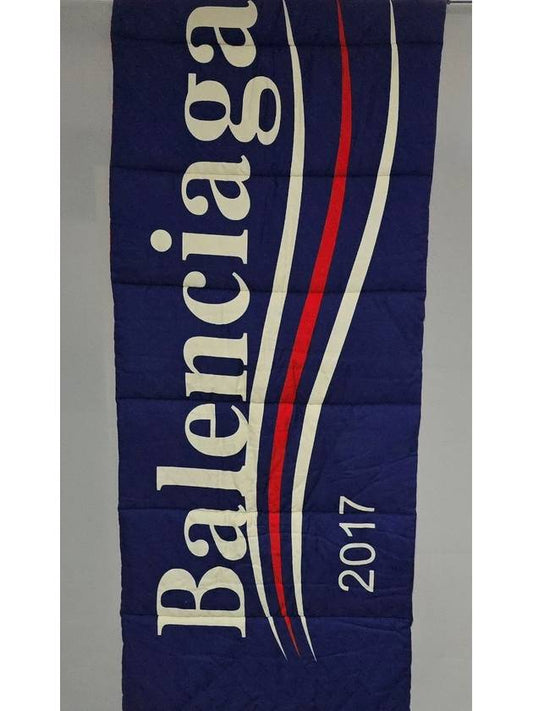 Luxury Balenciaga Wave logo muffler